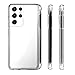 iCoverCase for Samsung Galaxy S21 Ultra Clear Case with S Pen Holder, Flexible Soft TPU (S-Pen Not Included) Transparent Full Protective Case (Clear)