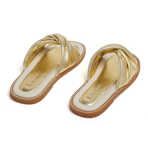 Image of THEE BRON Girls Cute Slip-On Slippers Stylish Sandals for Toddlers & Kids