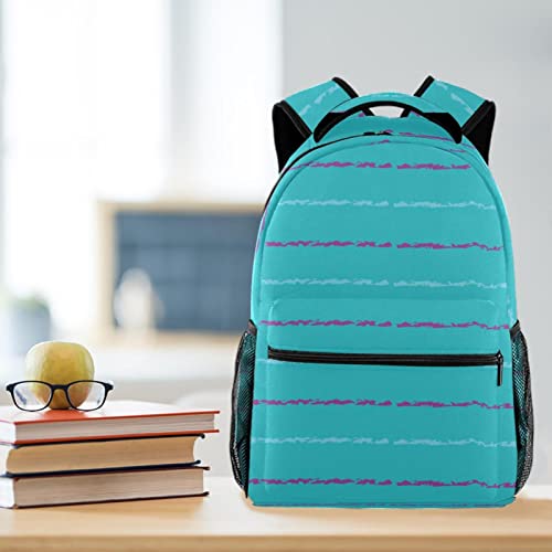 Sac à dos ordinateur portable style décontracté couleur unique motif avocat