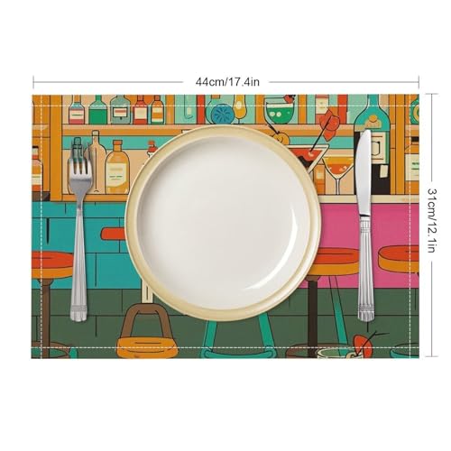 Napperon de table d'été en lin naturel pour banquet et repas