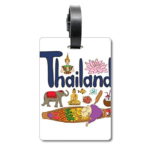 Étiquette valise Thaïlande pour retrouver son sac à l'aéroport facilement
