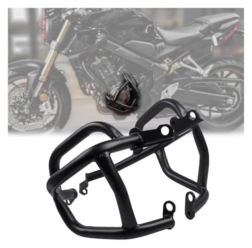Crash bars pour CB650R 2019-2023 protections moteur moto noire cage pare-chocs