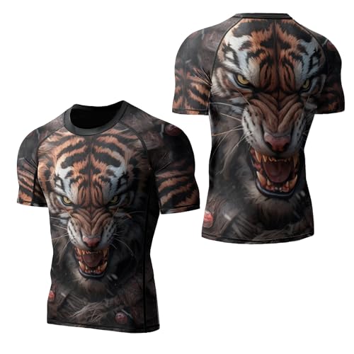 Men's Rash Guard Shirts Super Lightweight Fabric, BJJ Rash Guards for Men Long Sleeve3