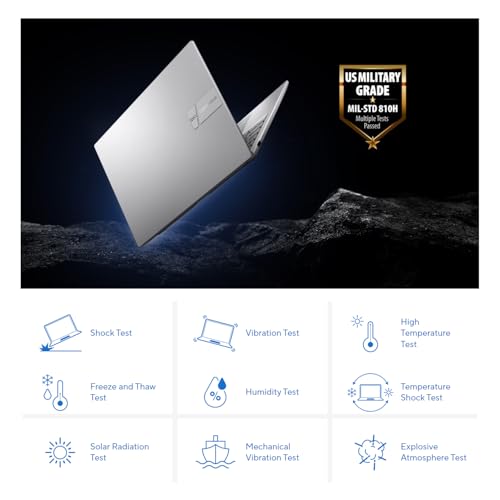Image of ASUS Vivobook 15.6 inch FHD Touchscreen Laptop for Productivity, Intel Core 7 150U (Up to 5.4GHz), 40GB RAM, 2TB SSD, Wi-Fi 6, Backlit Keyboard, Webcam, Windows 11 Home, Silver, Bundle with PCO Cooler