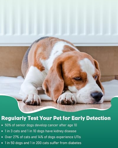 pawfly urine test strips 100 strips pet urine testing strips for ketone glucose specific gravity amp ph urinalysis test strips for vets