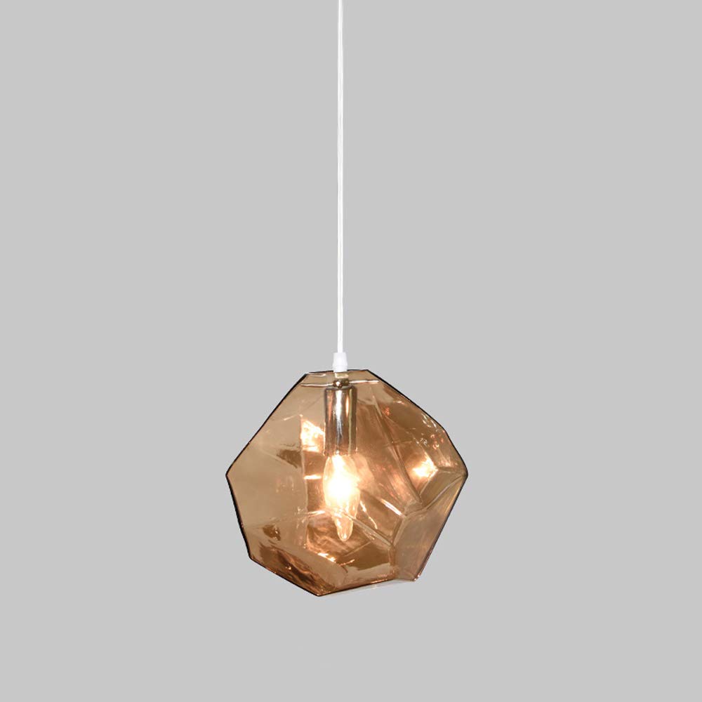 Lustre en verre contre la lumière agressive pour salle à manger - 8