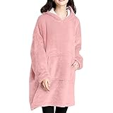 ✿FUNKTIONEN & WASCHPFLEGE: Die riesige Kapuze und Tasche hält Kopf und Hände warm. Halten Sie das, was Sie brauchen, in den Armen in der Tasche. Snacks, Ihr Telefon oder Ihre Fernbedienung und so weiter.