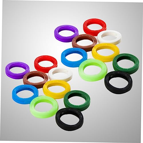 Capuchons clés silicone Mikikit anneau identification clé imperméable - 4