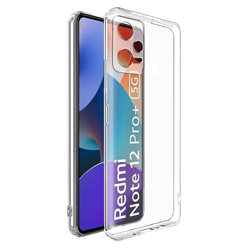 Image of NISHTECH for Redmi Note 12 Pro 5G, Poco X5 Pro 5G Premium Transparent Hybrid Soft Slim Dust Proof Back Case Cover Silicone with Camera Protection