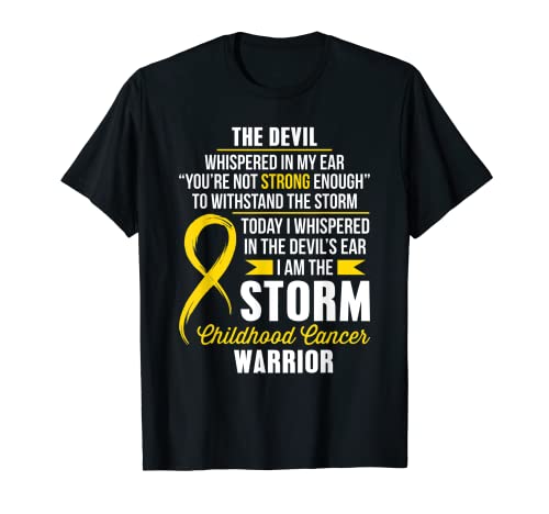 Childhood Cancer Warrior - Maglietta "I am the Storm Maglietta