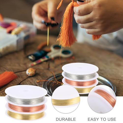 Alambre para manualidades de cobre flexible apto para proyectos de bricolaje 4