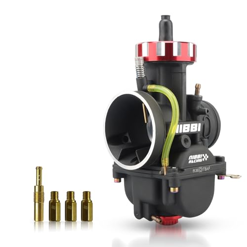 Image of NIBBI Carburetor PWK36 fit Motorcycle Engine with 36mm Carb Jets Motorcycle Engine with Carb Jets for Dirt Bike Mini Bike Pit Bike GY6 ATV