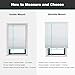 Changshade Blackout Cordless Cellular Shades for Windows,Honeycomb Blinds with Thermal Insulation,UV Protection,Child Safe,Privacy Light Control,Easy to Install（19