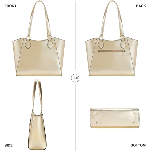 Image of CHICAROUSAL Tote Handbags Purses for Women PU Leather Womens Shoulder Bag | Large Tote Bag for Women, Shoulder Purse, Vegan Leather Purses for Women, Women's Handbags