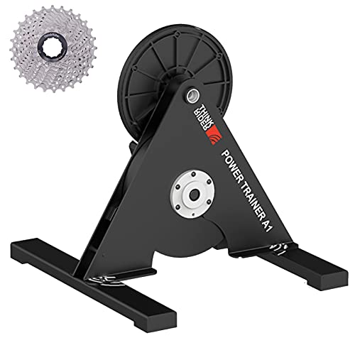 ROCKBROS Direct Drive Smart Bike Trainer for Indoor Road Mountain Bicycle Exercise Training Stand with 11sp Cassette, ANT+ & Bluetooth Compatible, ThinkRider A1