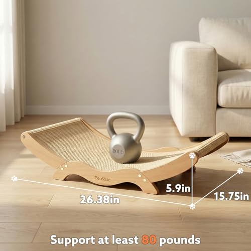 Extra-Large Cat Scratcher Bed with Natural Sisal Scratching Pad - Image 2