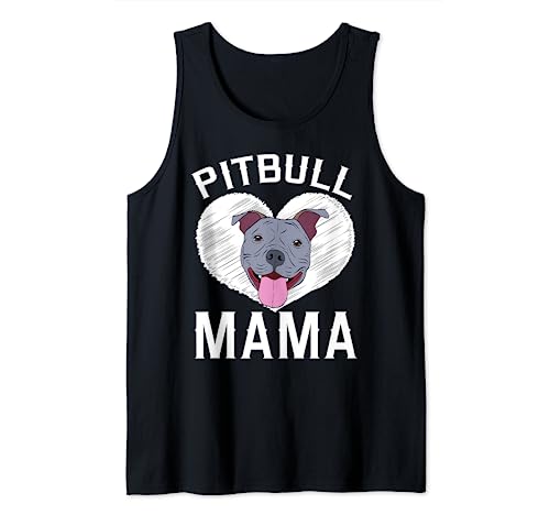 Pitbull Mama Pitt Bully Dog Lover Canotta