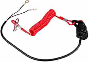 Interruttore Di Arresto Motore Per Moto E Barche - Stacca Massa Con Cordino Di Sicurezza, 22mm, Blu E Rosso - Foto 8