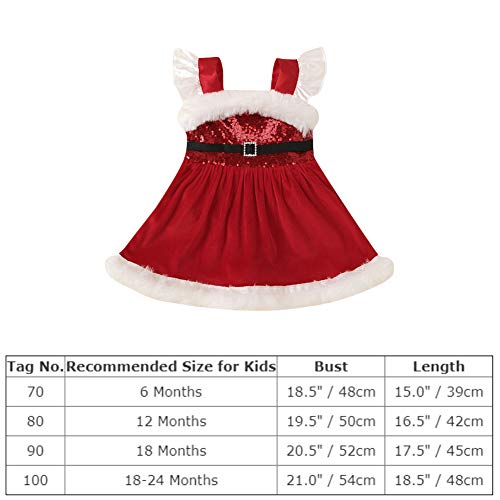Ibtom Castle Newborn Baby Girls Elk My First Christmas Halloween Costumes Cosplay Outfit W/Reindeer Hairband Fairy Tale Fancy Dress Up Gown For Birthday Party Princess Clothes Set Yellow 18-24 Months thumb #7