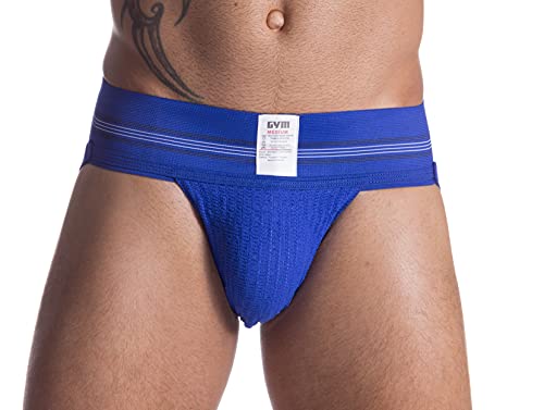 Jockstrap Hombre GYM con Banda de 3" Correa de Suspensor Pack de 1 2