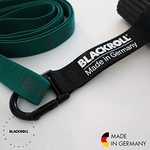 BLACKROLL® Hook zaczep drzwiowy, praktyczne akcesoria do taśm fitness, uniwersalna kotwica drzwiowa do taśmy fitness, idealna do domu i na urlop, z rolką do masażu powięzi Mini Flow, Made in Germany,