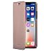 Produktbild iPhone XS Flip Case/iPhone X Hülle Rose Gold - CASEZA Oslo Ultra Schlanke PU Ledertasche Lederhülle für das Original iPhone XS/X / 10S / 10 - Edles Kunstleder Cover mit Magnetverschluss