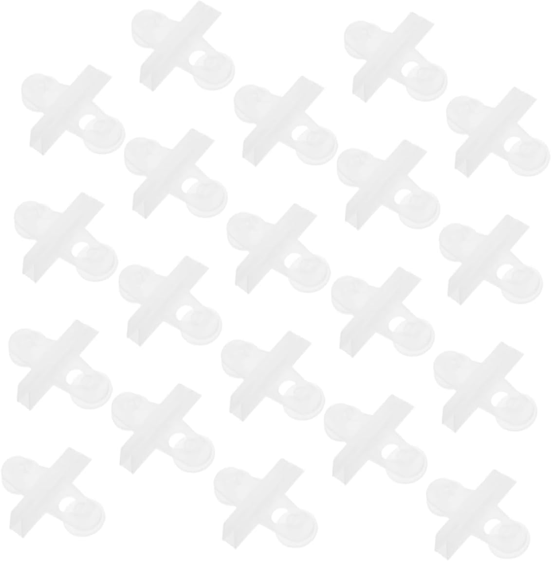 Levemolo 20pcs Fish Tank Divider Clips Aquarium Separation Clips for Secure Tank Breeding Easy Installation Versatile Use Aquatic Plants and Decorations Cup Holders