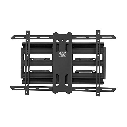 Kanto Pdx650 Full Motion Articulating Tv Wall Mount For 37-Inch To 75-Inch Tvs | Low Profile With 22" Extension | Integrated Cable Management | Swivel And Tilt Capable | Black #TOP2