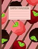  2022 Halloween Composition Notebook Candy Apple Collection tri.3: Simple Minimal and Cute Candy apple Pattern Inspired by Halloween Apple Candy and ... Lined Notebook (2022 Halloween Collection)