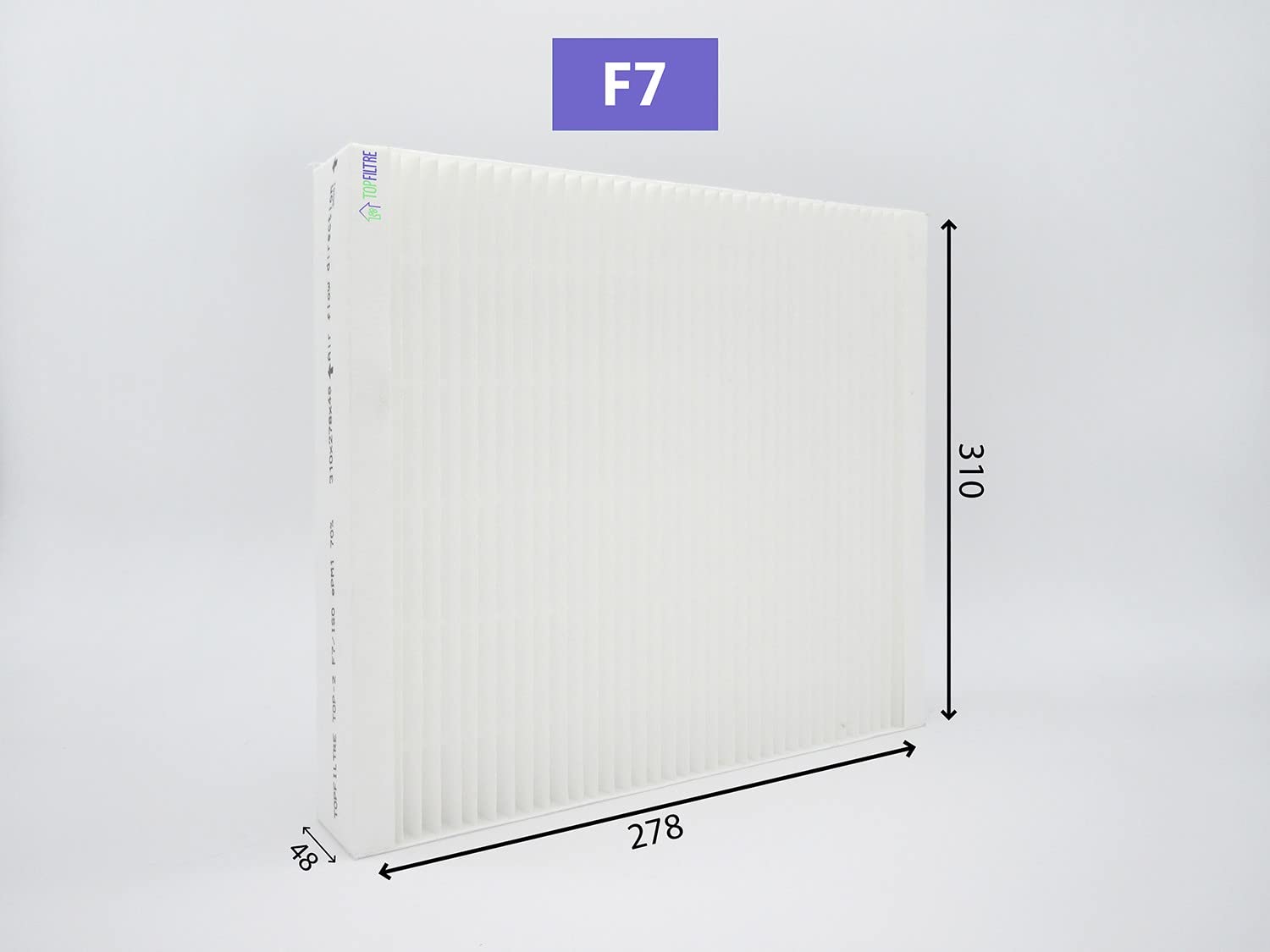 TOP FILTRE - Lot de 2 Filtres G4 F7 Compatibles VMC Double Flux ALDES Dee Fly Modulo/Hygro avec By-Pass – Filtre G4 ALDES Haute Performance