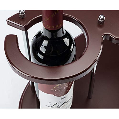 Soporte de vino libre para countertop 2 botellas 43x23x25 cm miniatura 5