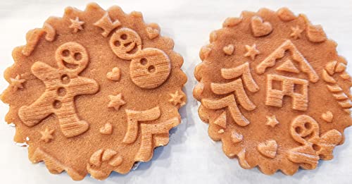 Gingerbread-Embossed-Rolling-Pin Gingerbread Embossed Rolling Pin
