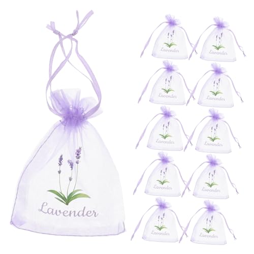 Cabilock 20 bolsas organza con cordón para almacenamiento miniatura 1
