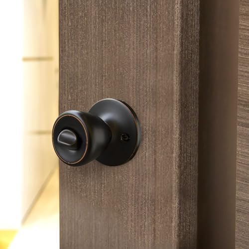 Design House 12-Pack Terrace 6-Way Universal Privacy Door Knob for Bedrooms and Bathrooms, Fits Standard Doors, Oil Rubbed Bronze, 190694 by Design House - Image 4