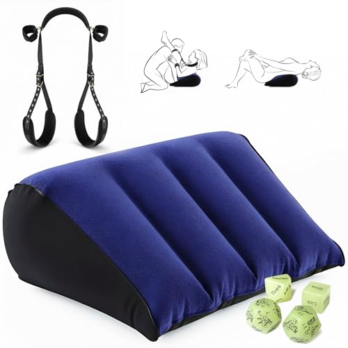 3 in 1 Sex Wedges and Ramps for Hip Bondaged Kit Adults Sex Handcuffs, Sex Wedges for Hip Sex Pillowcase Wedges Pillow Set, Sex Furniture - Ramps Cushions Sweatshirt Yoga AJ1