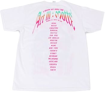 Amazon.co.jp: 【YG公式】[MOTTE] G-DRAGON T-SHIRTS TYPE 2_WHITE XL