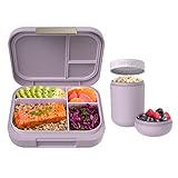 Bentgo® Modern Bento-Style Lunch Box Set With Reusable Snack Cup (Orchid)