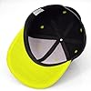 YeeHeen Snapback Hat Flat Bill Visor Hats Adjustable Hip Hop Baseball Cap for Women Men Black Yellow #5