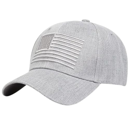 Image of USA Flag Hat American Flag Embroidered Patriotism On Display Comfortable Adjustable One Size Fits Most