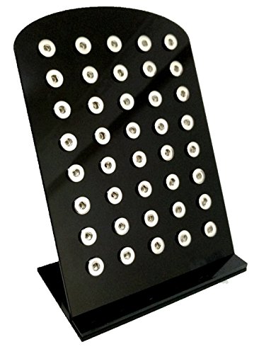 Augfis Acrylique Bouton-Pression Pour Ranger Collective Pad/Exposé Panneau Petite Boutons Charmes Bijoux Cover