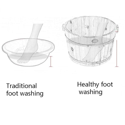 Bañera de pies de madera para spa y pedicura miniatura 3
