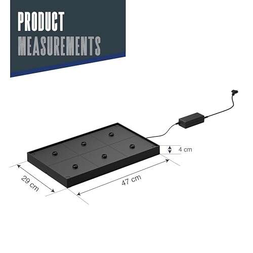 Base de recharge multiple empilable et efficace de 45W avec format compact