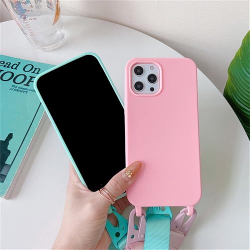 Cordon et bandoulière coque iPhone 14 Pro Max marron voyage - 4