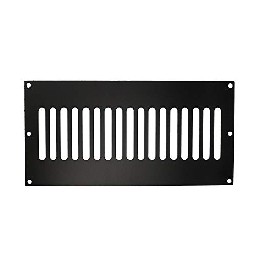 Ams Fireplace 12X6 Inch 321 High Gauge Stainless Steel Fire Pit Enclosure Vent - Commercial Grade (Black) – Complete And Ventilate Your Firepit Safely – Strong, Durable, And Easy To Install #TOP13