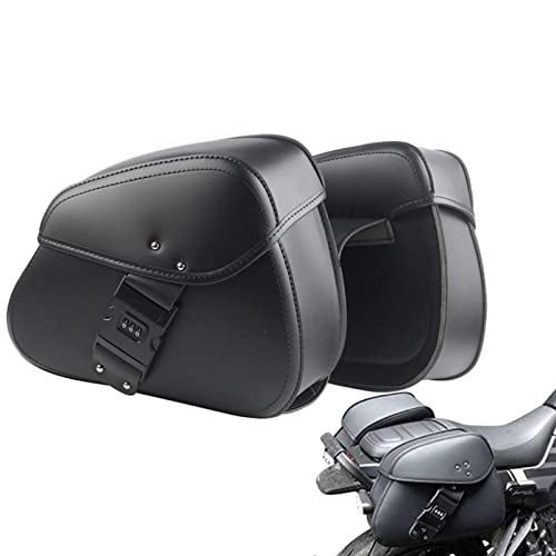 Motos, DVD Alforjas Motos | Alforja Equipaje con Red Interior | Bolsas Laterales para alforjas, Impermeable, Bolsa de Herramientas Lateral, Bolsa de Herramientas de...