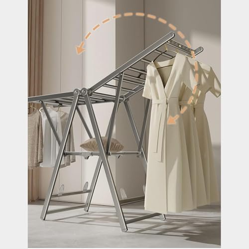 Cintre pliable en aluminium : la solution gain de place pour votre linge
