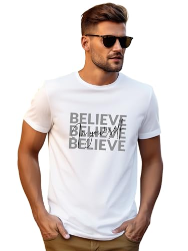 Image of ADRO Tshirt for Men | Printed T Shirt for Men | 100% Cotton Regular Fit T-Shirt |Printed T Shirt