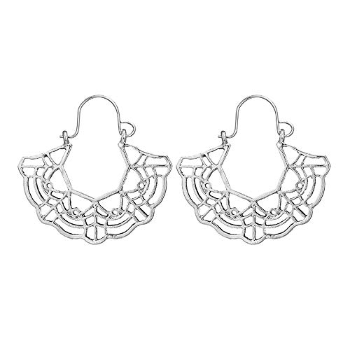 Preisvergleich Produktbild UINGKID Ohrstecker Mode Einfache Stilvolle Attraktive Frauen-Retro überbackene hohle Ohrringe einfache Ginkgo-Blatt-Ohrstecker