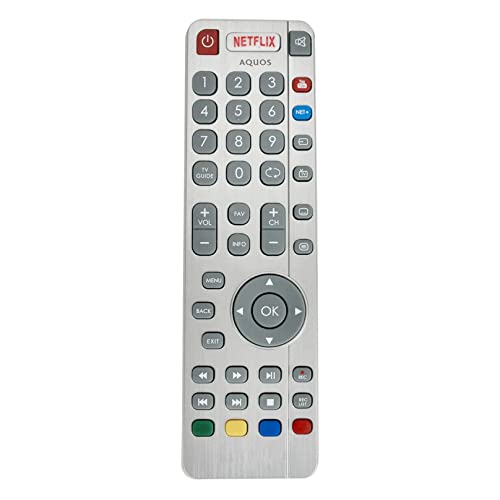 SHWRMC0117 Replacement Remote Control -VINABTY-Fit for TV SHW/RMC/0117 LC-40CFG6352K LC-32CFG6452E LC-49CUG8052K LC-55CFG6022E LC-24CHG6132EW LC-24DFG6132KM LC-43CUG8462K