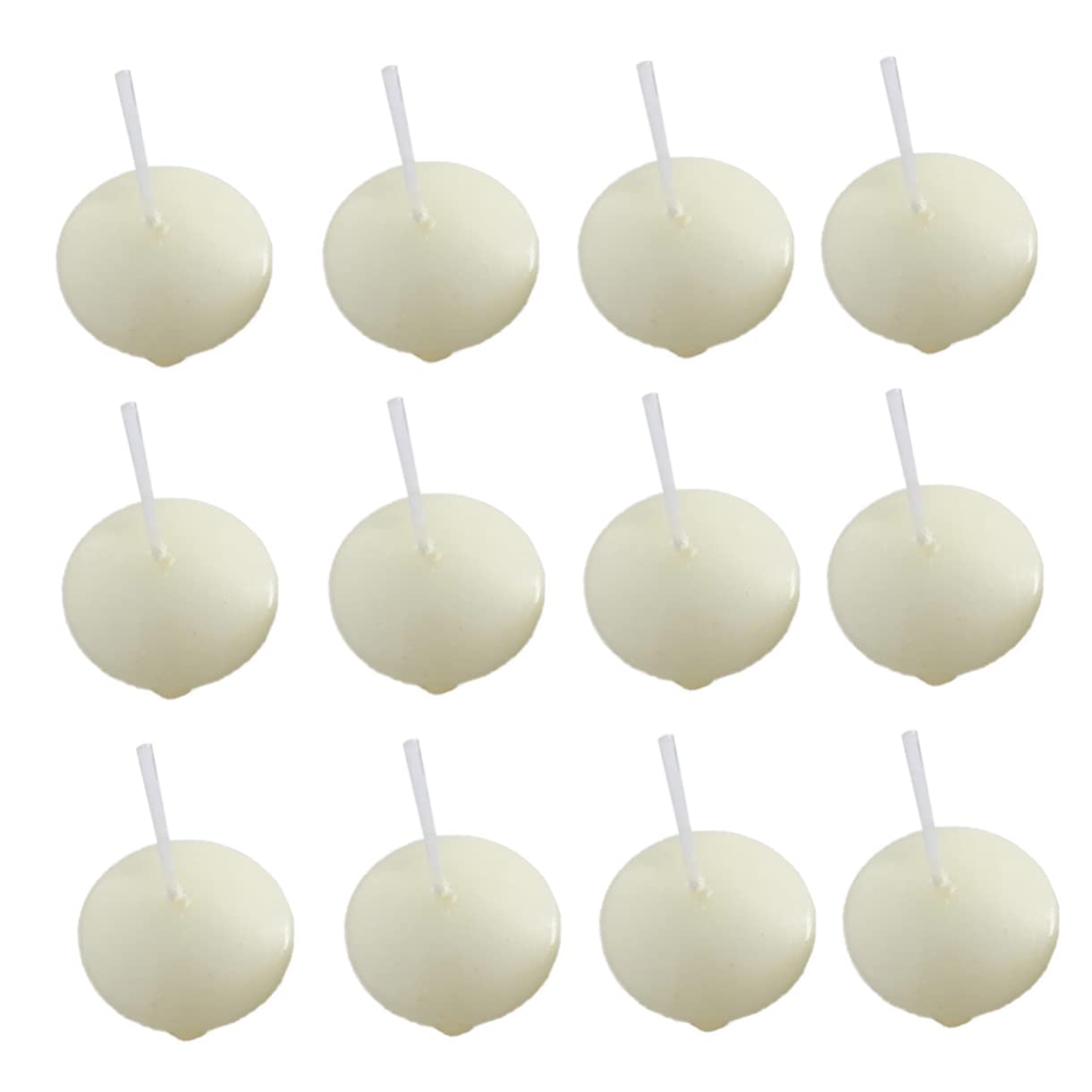 Velas Flotantes 50 Unidades de Cera de Parafina Redondas